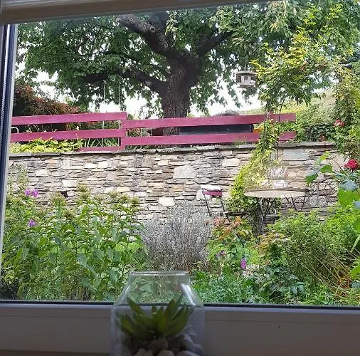 Blick Ueber Mit Gartenpavillon *